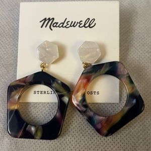 MADEWELL - Multi Tortoiseshell Multi Earrings NEW